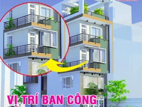 Ban công có được xây phòng ở không?