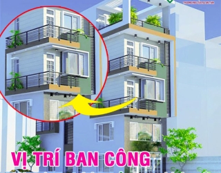 Ban công có được xây phòng ở không? 
