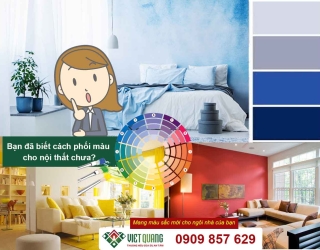 Bạn đã biết cách phối màu cho nội thất chưa? 