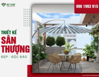 Sân thượng đẹp thì thiết kế sao cho chuẩn? 