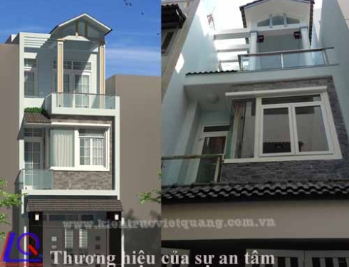 Xây nhà trọn gói nhà anh Hiếu BT 